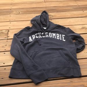 Abercrombie navy hoodie small